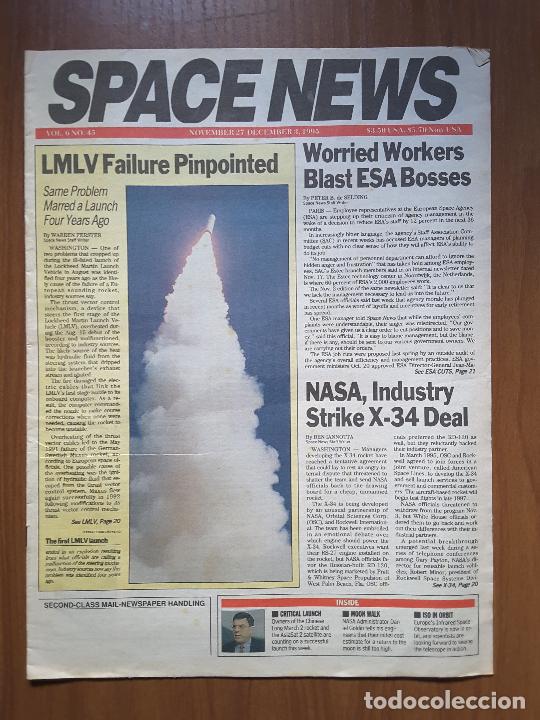 Sammeln von Zeitschriften und Zeitungen: Space News Vol. 6, No 45. Noticias del espacio. En ingl&eacute;s.