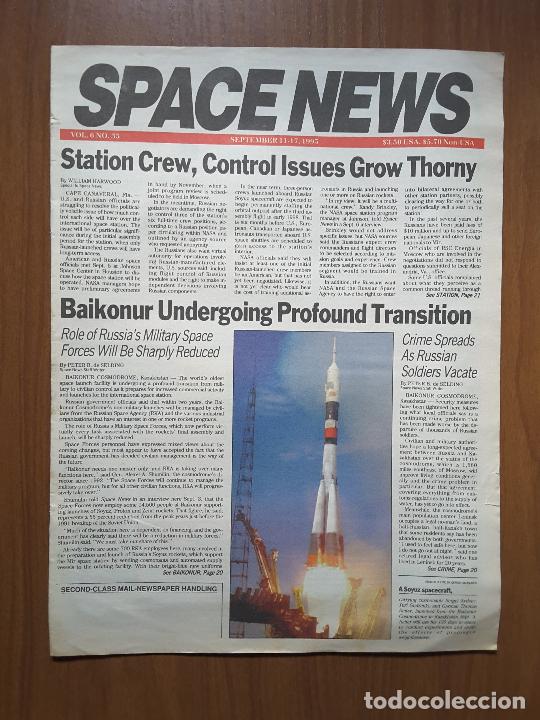 Sammeln von Zeitschriften und Zeitungen: Space News Vol. 6, No 35. Noticias del espacio. En ingl&eacute;s.
