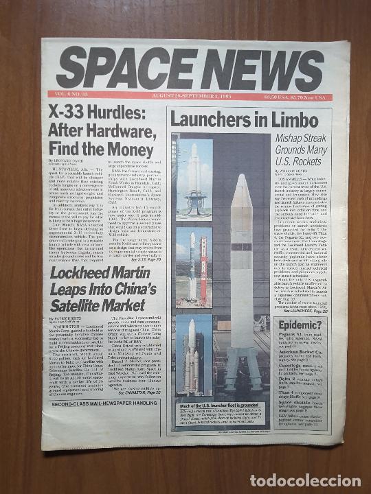 Sammeln von Zeitschriften und Zeitungen: Space News Vol. 6, No 33. Noticias del espacio. En ingl&eacute;s.