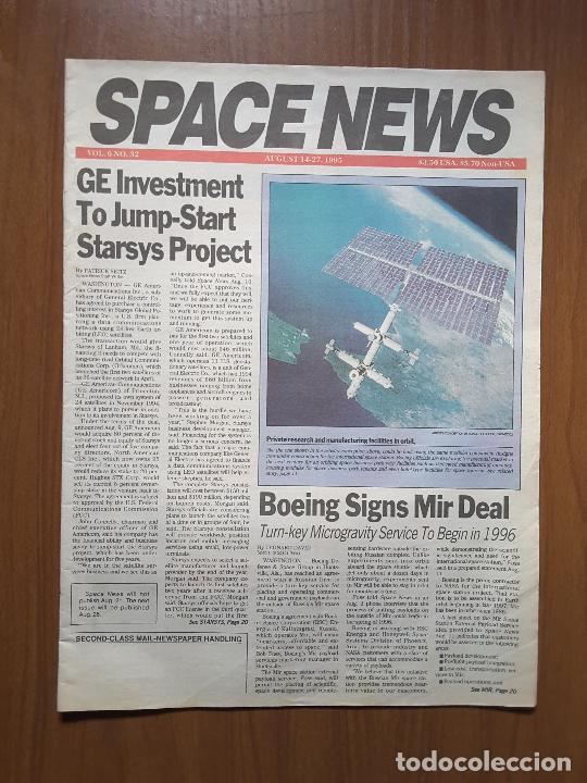 Coleccionismo de revistas y peri&oacute;dicos: Space News Vol. 6, No 32. Noticias del espacio. En ingl&eacute;s.