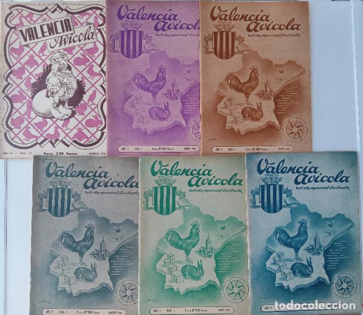 Coleccionismo de Revistas y Peri&oacute;dicos: LOTE DE 19 REVISTAS VALENCIA AV&Iacute;COLA. FINALES A&Ntilde;OS 40. VER FOTOS.