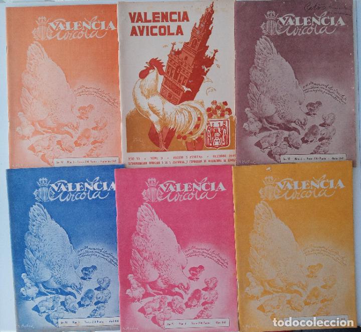 Colecionismo de Revistas e Jornais: LOTE DE REVISTAS VALENCIA AV&Iacute;COLA. FINALES A&Ntilde;OS 49 Y 50. VER FOTOS.