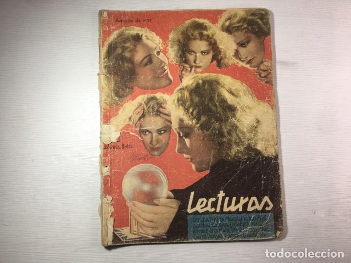 Coleccionismo de Revistas y Peri&oacute;dicos: REVISTA LECTURAS AGOSTO 1931