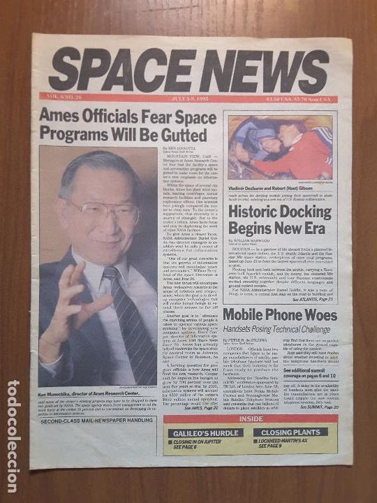 Coleccionismo de revistas y peri&oacute;dicos: Space News Vol. 6, No 26. Noticias del espacio. En ingl&eacute;s.