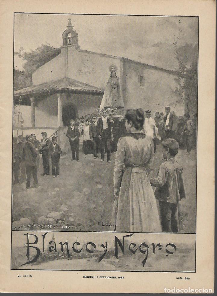 Collectionnisme de Revues et Journaux: MADRID.-BLANCO Y NEGRO, N&ordm; 385,- 17 SEPTIEMBRE 1898.- VER FOTOS