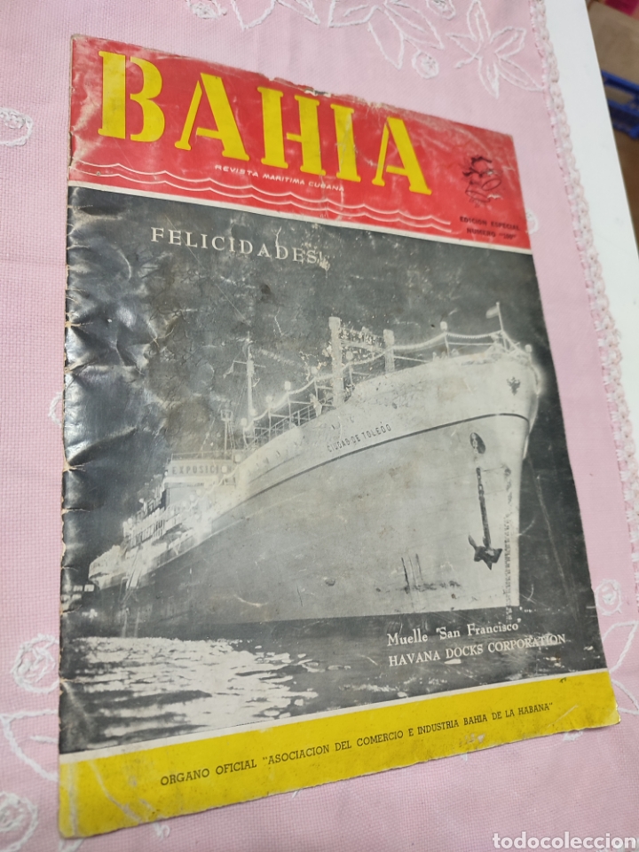 Sammeln von Zeitschriften und Zeitungen: Revista mar&iacute;tima cubana Bah&iacute;a n&uacute;mero 100 edici&oacute;n especial 1956 anterior Revoluci&oacute;n Cubana
