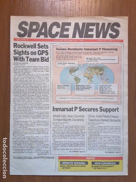 Collezionismo di Riviste e Giornali: Space News Vol. 6, No 4. Noticias del espacio. En ingl&eacute;s.