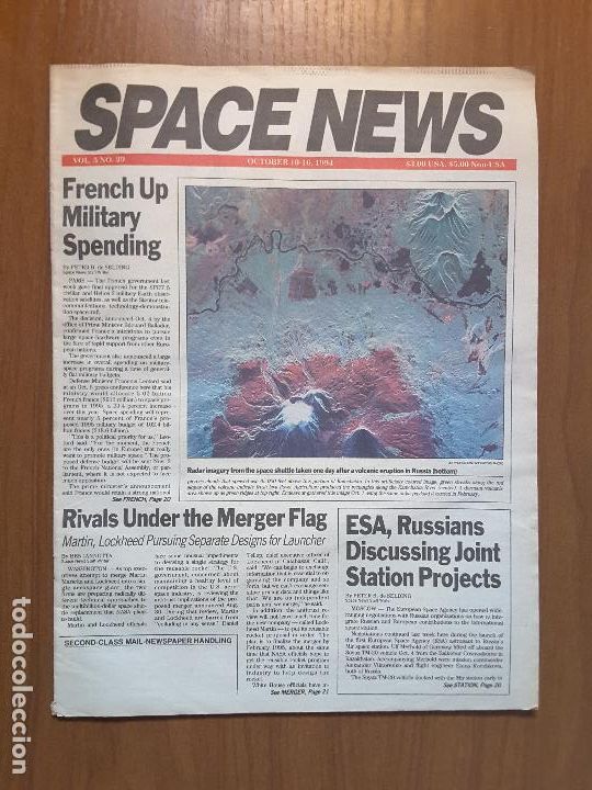Collectionnisme de Revues et Journaux: Space News Vol. 5, No 39. Noticias del espacio. En ingl&eacute;s.