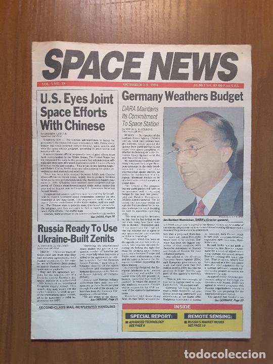 Coleccionismo de revistas y peri&oacute;dicos: Space News Vol. 5, No 38. Noticias del espacio. En ingl&eacute;s.