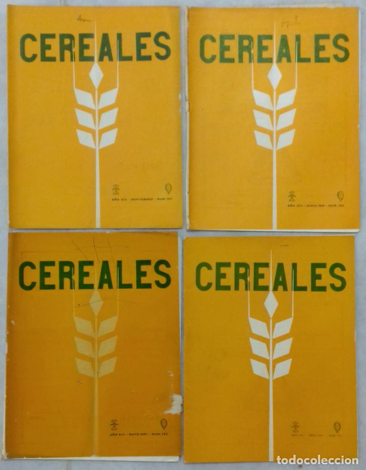 Coleccionismo de Revistas y Peri&oacute;dicos: CEREALES ORGANO INFORMATIVO DEL SINDICATO NACIONAL DE CEREALES. 1961. 8 N&Uacute;MEROS