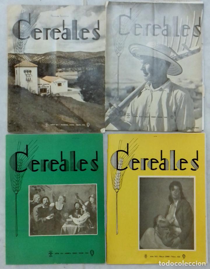 Coleccionismo de Revistas y Peri&oacute;dicos: CEREALES ORGANO INFORMATIVO DEL SINDICATO NACIONAL DE CEREALES. 1960. 7 N&Uacute;MEROS