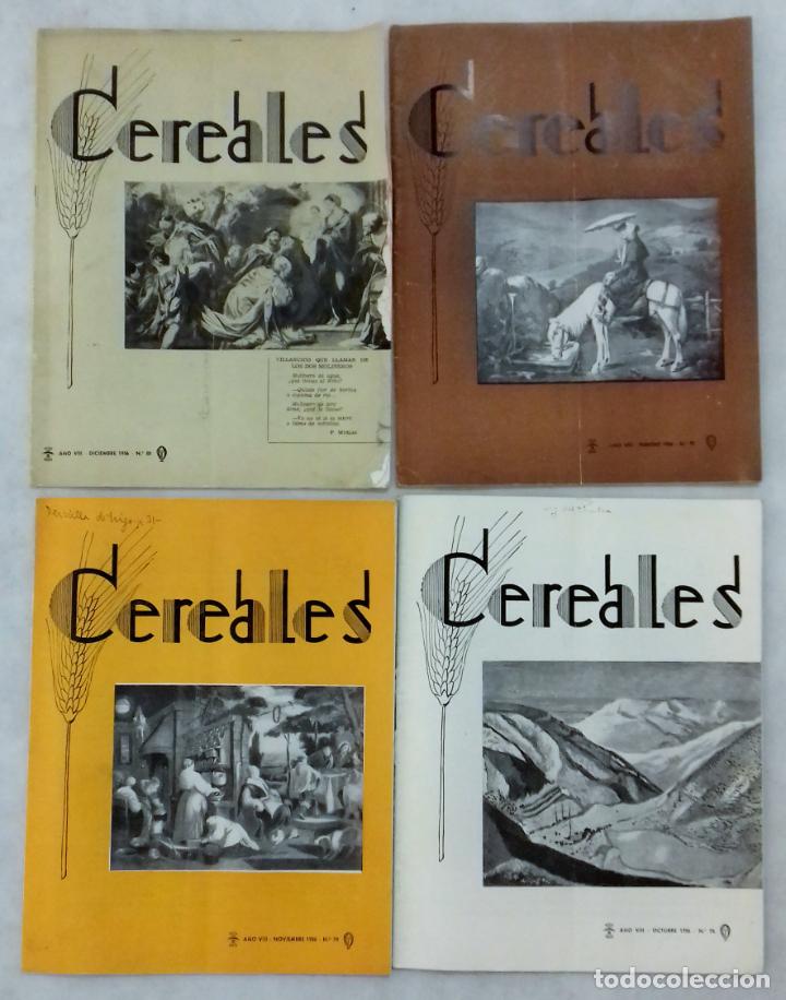 Collezionismo di Riviste e Giornali: CEREALES ORGANO INFORMATIVO DEL SINDICATO NACIONAL DE CEREALES. 1956. 7 N&Uacute;MEROS