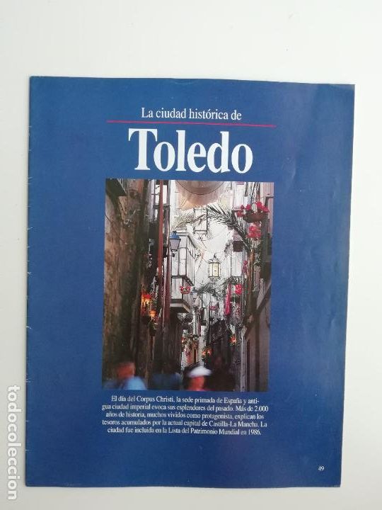 Collection Magazines and Newspapers: Separata La ciudad hist&oacute;rica de Toledo