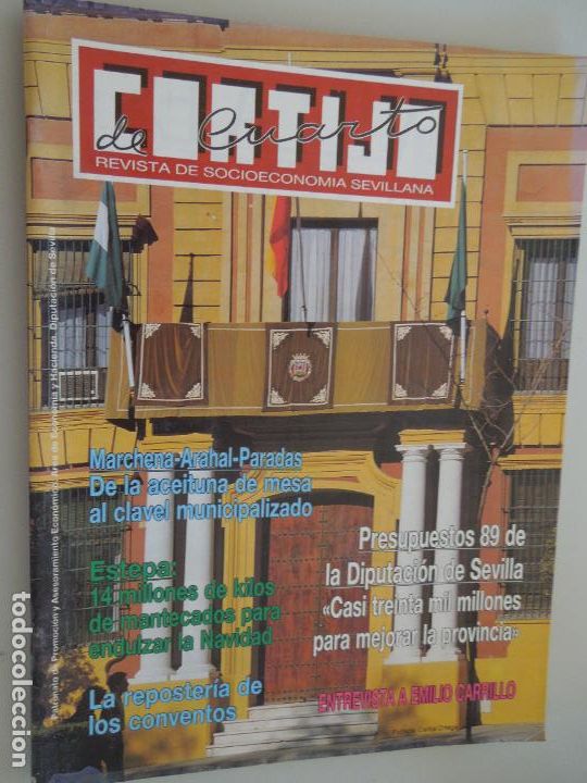 Collectionnisme de Revues et Journaux: CORTIJO DE CUARTO REVISTA SOCIOECONOMIA SEVILLANA N&ordm; 125--12-1988 - ESTEPA - MARCHENA - ARAHAL -PAR