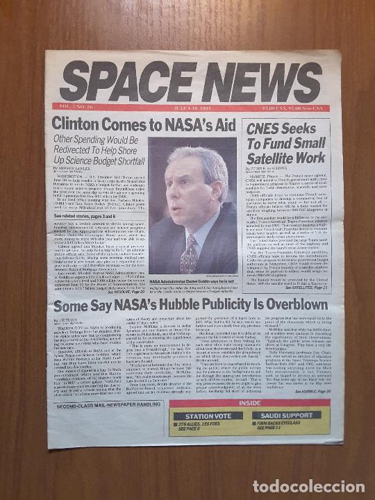 Coleccionismo de revistas y peri&oacute;dicos: Space News Vol. 5, No 26. Noticias del espacio. En ingl&eacute;s.