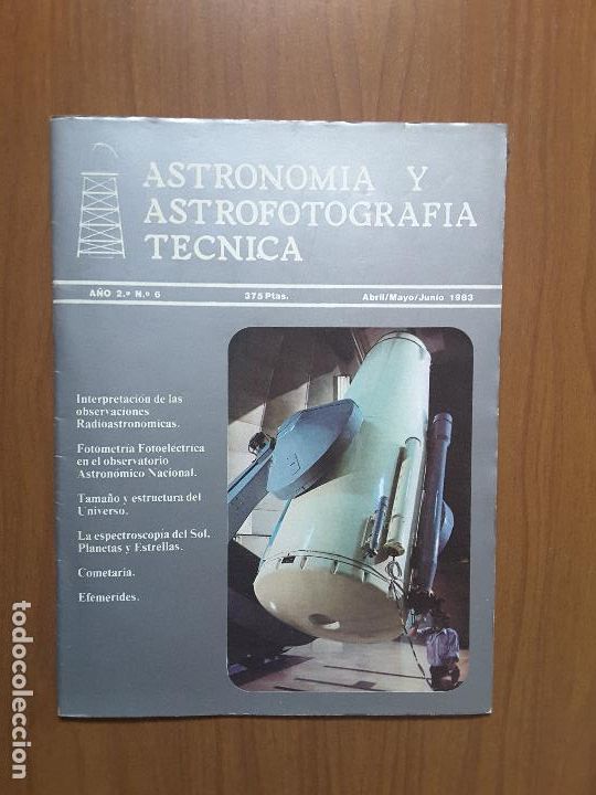 Coleccionismo de revistas y peri&oacute;dicos: Astronom&iacute;a y Astrofotograf&iacute;a T&eacute;cnica 6