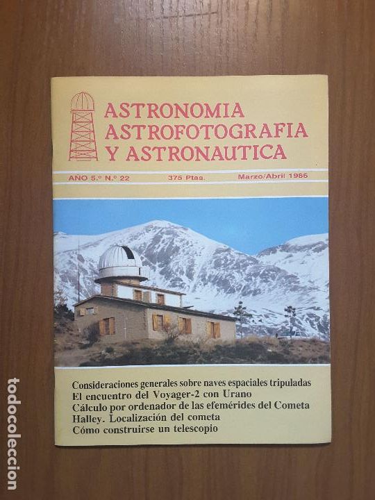 Colecionismo de Revistas e Jornais: Astronom&iacute;a, Astrofotograf&iacute;a y Astron&aacute;utica 22
