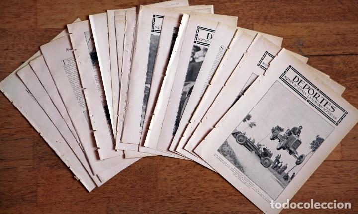 Coleccionismo de Revistas y Peri&oacute;dicos: Automovilismo. Motocicletas. Carreras. Recortes de prensa Blanco y Negro, 1927.