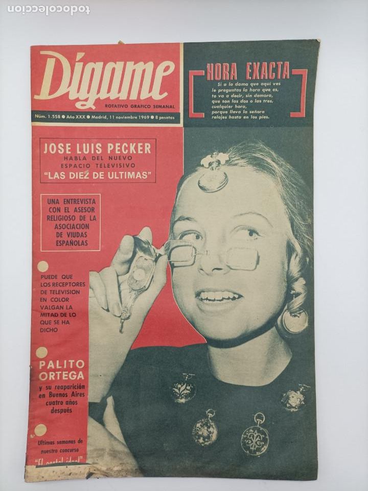 Collezionismo di Riviste e Giornali: REVISTA DIGAME ROTATIVO GRAFICO SEMANAL N.1558