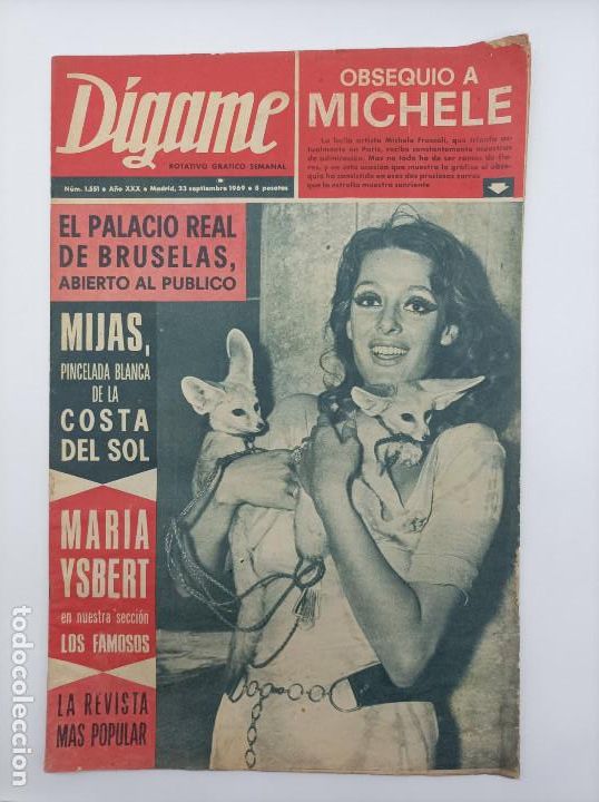 Coleccionismo de Revistas y Peri&oacute;dicos: REVISTA DIGAME ROTATIVO GRAFICO SEMANAL N.1551