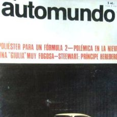 Coleccionismo de Revistas y Periódicos: AUTOMUNDO N 44 DE 1966 LANCIA J STEEWART. Lote 339588113
