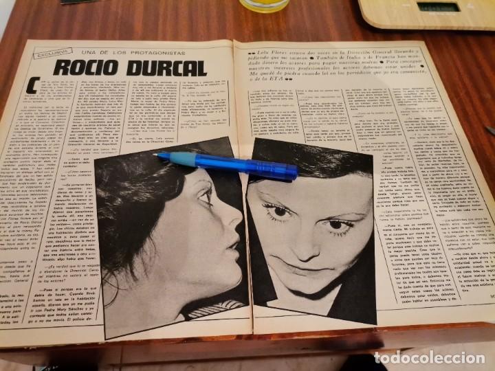 Coleccionismo de Revistas y Peri&oacute;dicos: ROC&Iacute;O DURCAL RECORTE REVISTA 2 PAGINAS 1975