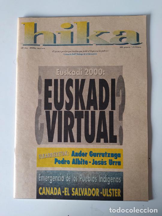 Collezionismo di Riviste e Giornali: REVISTA HIKA POL&Iacute;TICA VASCA. N&ordm; 109. 2000 MARTXOA. EUSKADI VIRTUAL. TDKR70