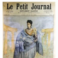 Coleccionismo de Revistas y Periódicos: 1894 - LE PETIT JOURNAL - LA BELLA OTERO EN EL FOLIES-BERGÈRE - GUERRA EN AFRICA. Lote 339778793