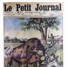 Coleccionismo de Revistas y Periódicos: 1912 - LE PETIT JOURNAL - CAZA MAYOR - OPRESIÓN MILITAR. Lote 339780748