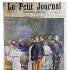 Coleccionismo de Revistas y Periódicos: 1894 - LE PETIT JOURNAL - BOMBEROS - INCENDIO. Lote 339782078