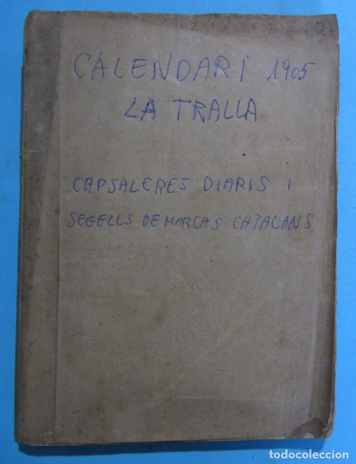 Coleccionismo de Revistas y Peri&oacute;dicos: CALENDARIO 1905 LA TRALLA. BARCELONA.