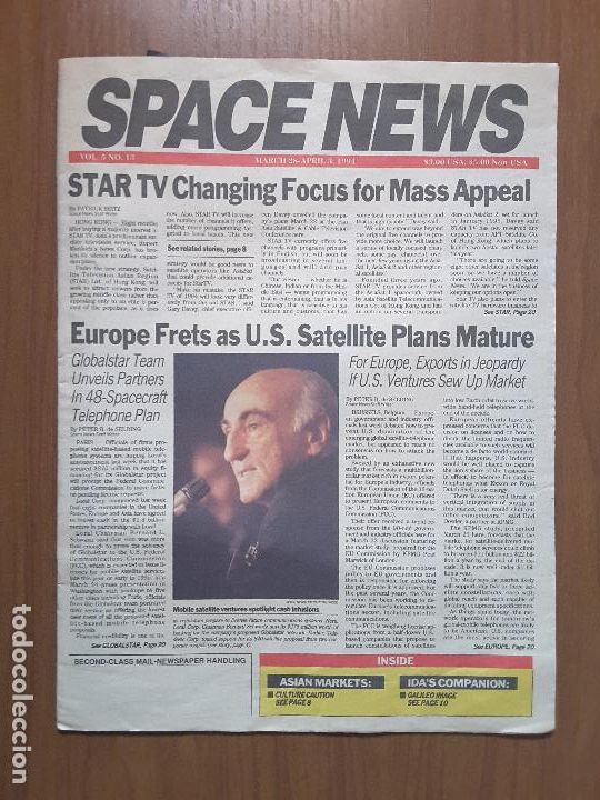 Colecionismo de Revistas e Jornais: Space News Vol. 5, No 13. Noticias del espacio. En ingl&eacute;s.