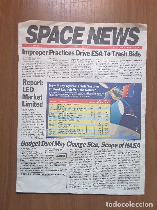 Collezionismo di Riviste e Giornali: Space News Vol. 5, No 16. Noticias del espacio. En ingl&eacute;s.