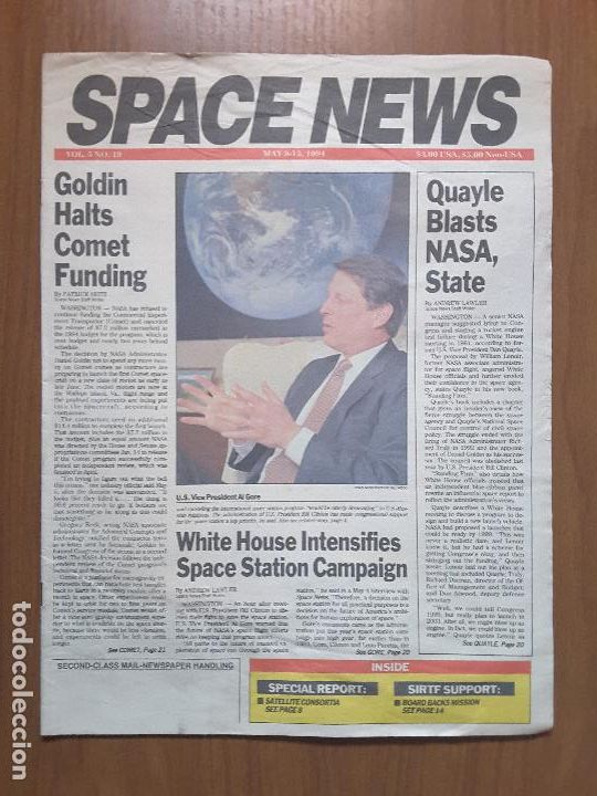Colecionismo de Revistas e Jornais: Space News Vol. 5, No 19. Noticias del espacio. En ingl&eacute;s.