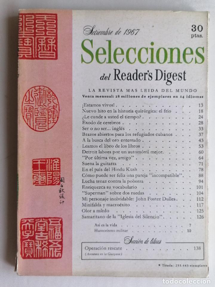 Coleccionismo de Revistas y Peri&oacute;dicos: SELECCIONES DEL READERS DIGEST, SEPTIEMBRE 1967