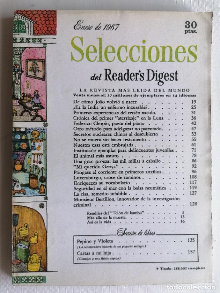 Coleccionismo de Revistas y Peri&oacute;dicos: SELECCIONES DEL READERS DIGEST, ENERO 1967
