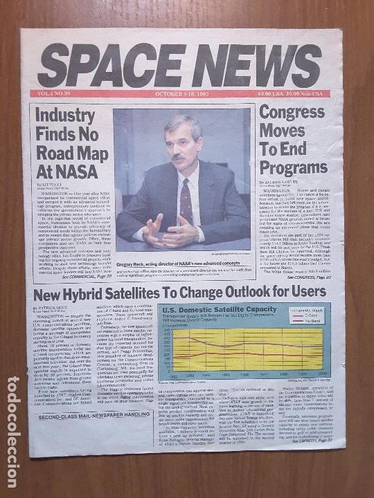 Colecionismo de Revistas e Jornais: Space News Vol. 4, No 39. Noticias del espacio. En ingl&eacute;s.