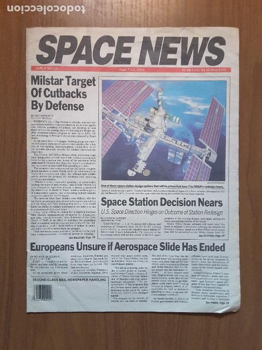 Colecionismo de Revistas e Jornais: Space News Vol. 4, No 23. Noticias del espacio. En ingl&eacute;s.