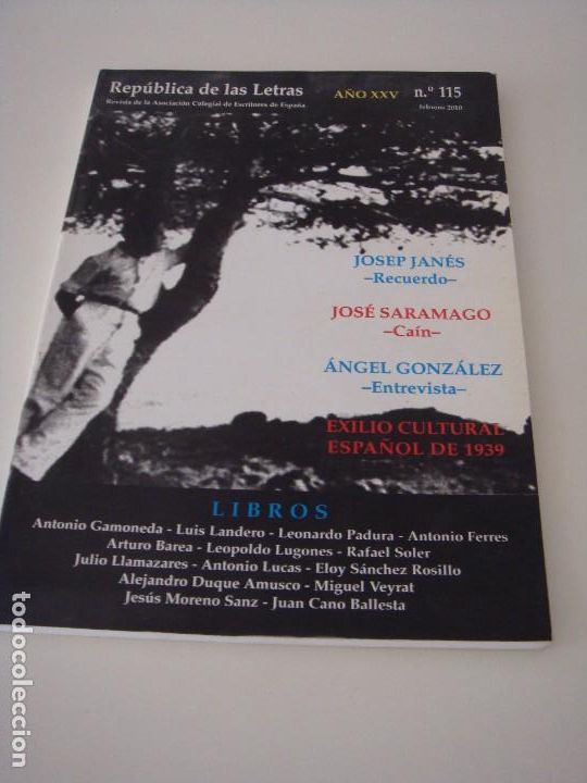 Collection Magazines and Newspapers: REP&Uacute;BLICA DE LAS LETRAS