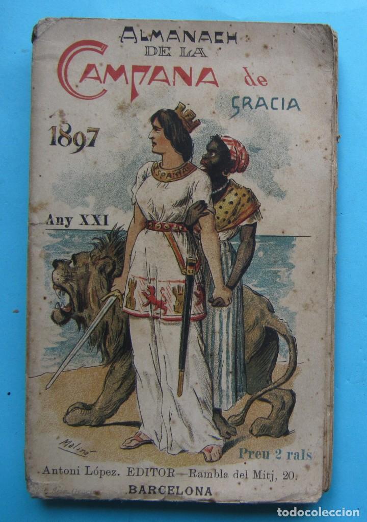 Collection Magazines and Newspapers: ALMANACH DE LA CAMPANA DE GRACIA. 1893. IMPREMPTA LA CAMPANA I L'ESQUELLA. BARCELONA