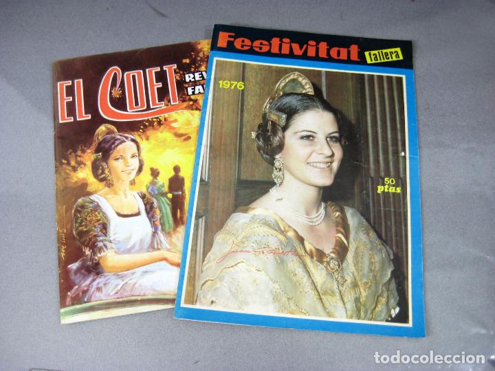 Coleccionismo de revistas y peri&oacute;dicos: DOS REVISTAS DE VALENCIA. FESTIVAT FALLERA DE 1976 Y EL COET N&ordm; 33