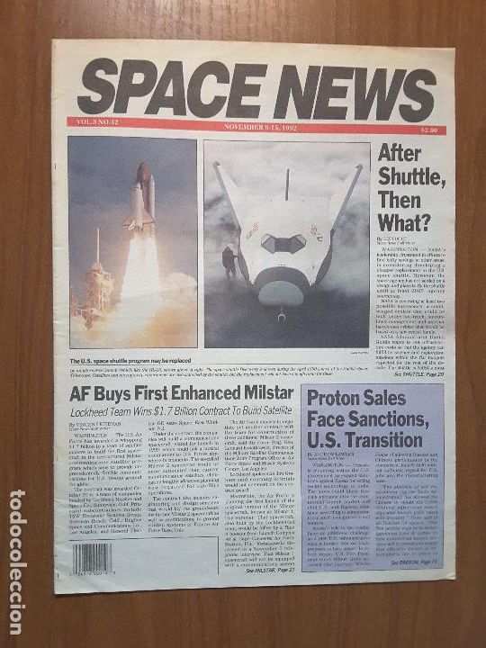 Collection Magazines and Newspapers: Space News Vol. 3, No 42. Noticias del espacio. En ingl&eacute;s.