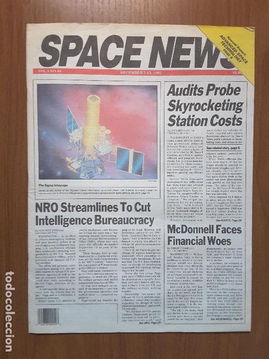 Colecionismo de Revistas e Jornais: Space News Vol. 3, No 46. Noticias del espacio. En ingl&eacute;s.