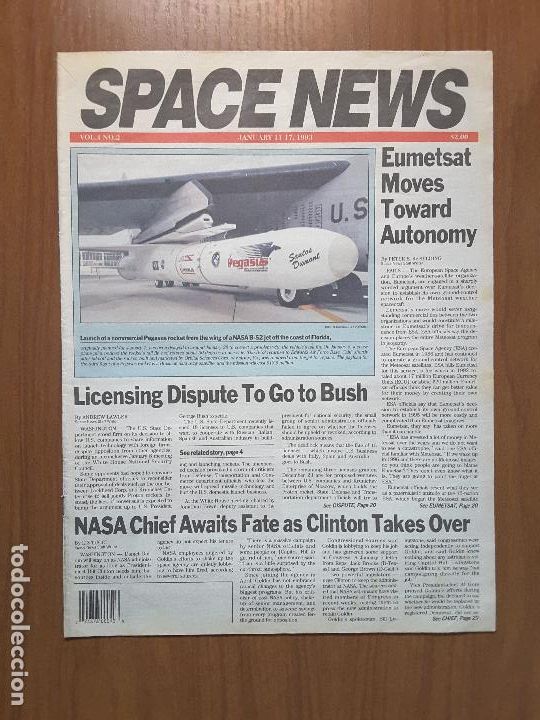 Collezionismo di Riviste e Giornali: Space News Vol. 4, No 2. Noticias del espacio. En ingl&eacute;s.