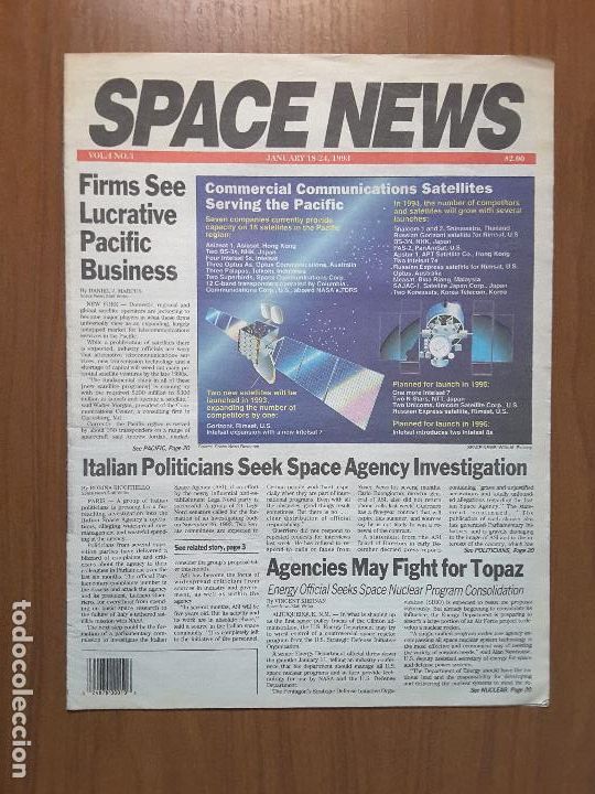 Collezionismo di Riviste e Giornali: Space News Vol. 4, No 3. Noticias del espacio. En ingl&eacute;s.