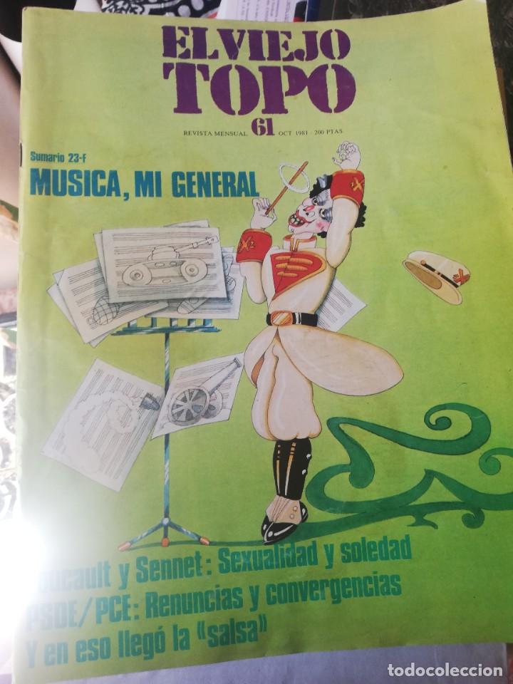 Coleccionismo de revistas y peri&oacute;dicos: EL VIEJO TOPO N&ordm; 61. 23-F - Foucault y Sennet - PSOE/PCE: renuncias y convergencias. octubre 1981