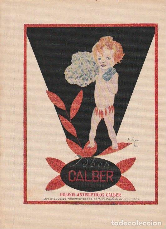 Coleccionismo de Revistas y Peri&oacute;dicos: Publicidad jab&oacute;n Calber / ilustraci&oacute;n de Antequera Azpiri - 1924