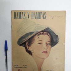 Coleccionismo de Revistas y Periódicos: DAMAS Y DAMITAS. 1949. REVISTA ANTIGUA.. Lote 340764873
