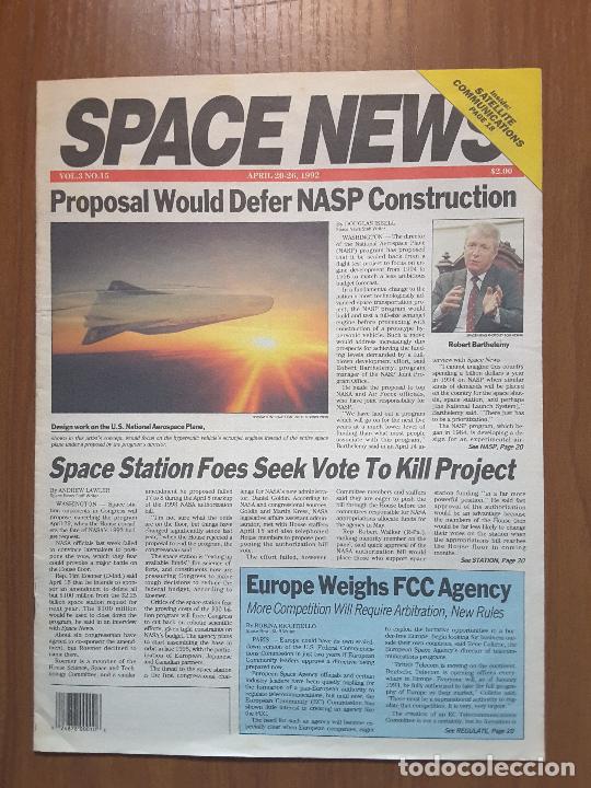 Coleccionismo de revistas y peri&oacute;dicos: Space News Vol. 3, No 15. Noticias del espacio. En ingl&eacute;s.