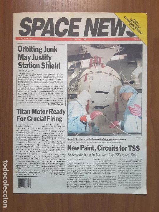 Collezionismo di Riviste e Giornali: Space News Vol. 3, No 21. Noticias del espacio. En ingl&eacute;s.